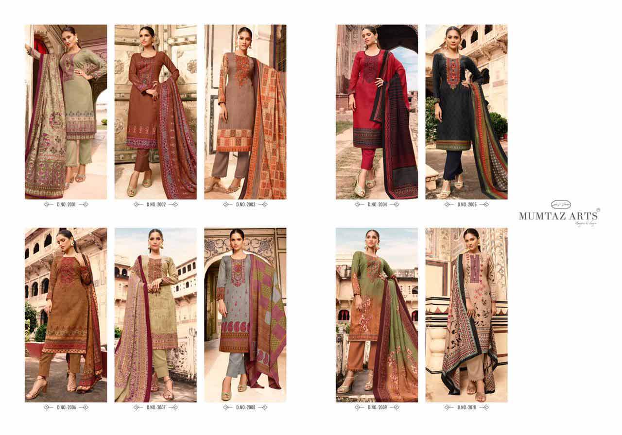 Mumtaz Art Cashmere Vol 1 Karachi Work Suit Mumtaz Art Cashmere Vol 1 Karachi Work Suit